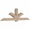 Ekena Millwork Redmond Smooth Timber Gable Bracket, Douglas Fir, 96"W x 28"H x 5 1/2"D x 5 1/2"F, 7/12 Pitch GBW096X28X0606RED00SDF - alternate 5